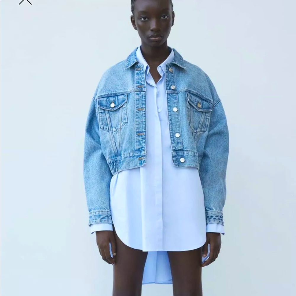❌❌ SOLD ❌❌ ZARA cropped Denim Jacket BNWT